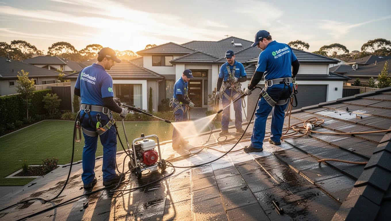 Softwash Roof Restoration — Roofing services